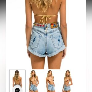 Aviator Nation Light Jean shorts size 27
